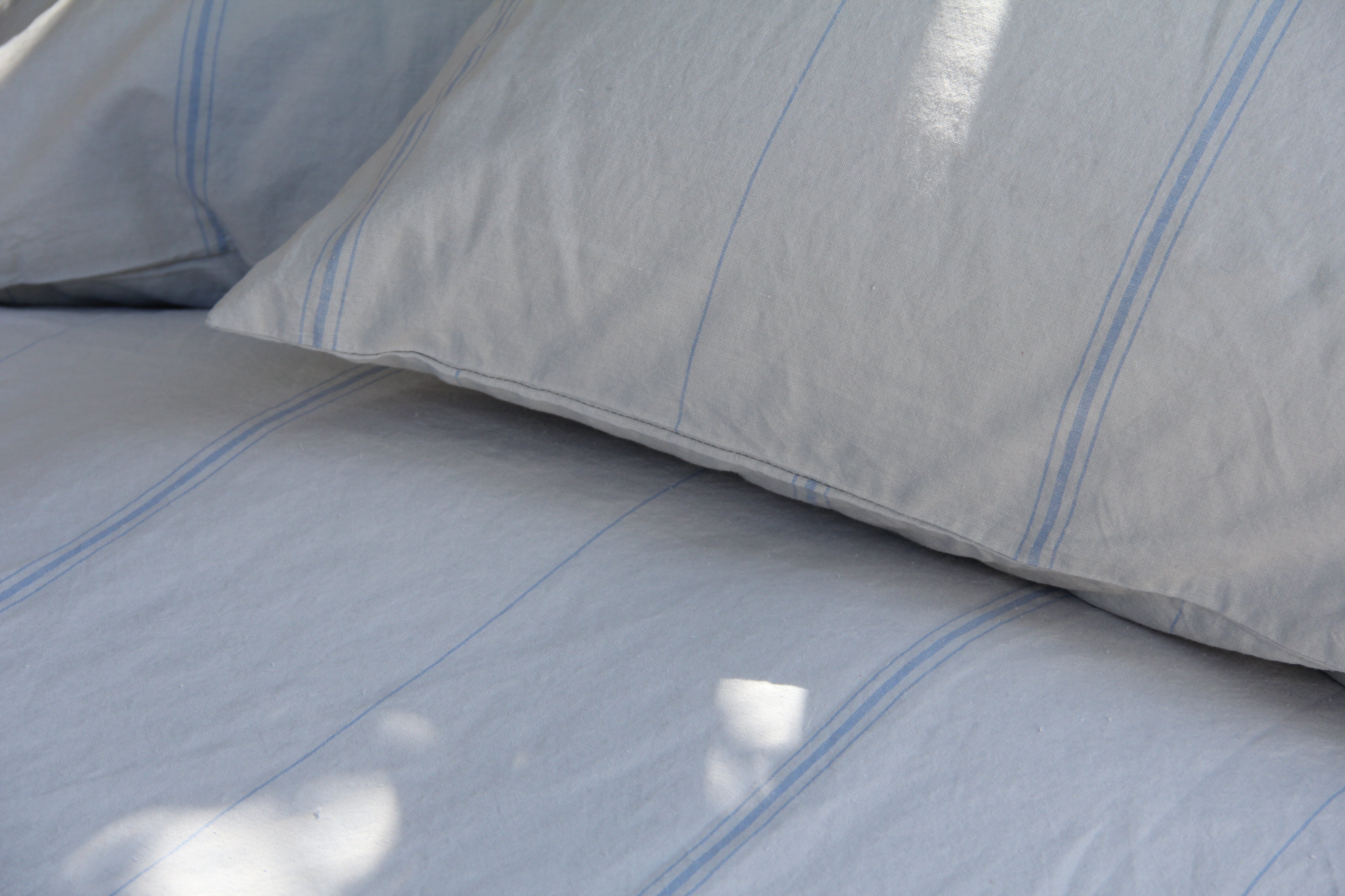 Blue Tellaro Linen Duvet Set