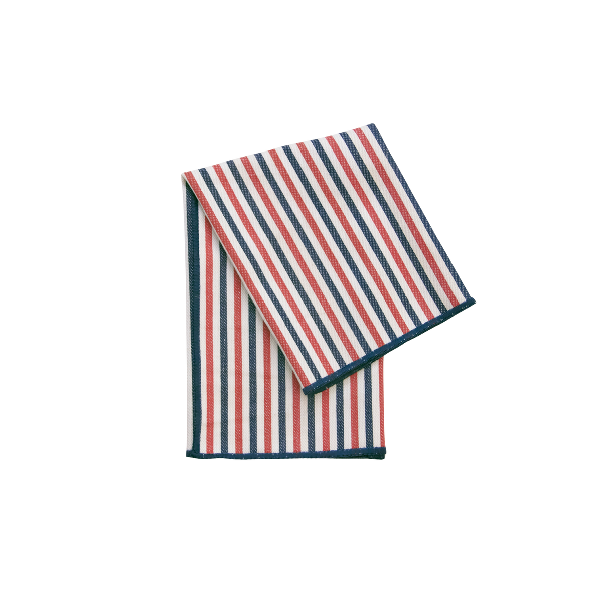 Blue & Red Striped Cotton Napkin